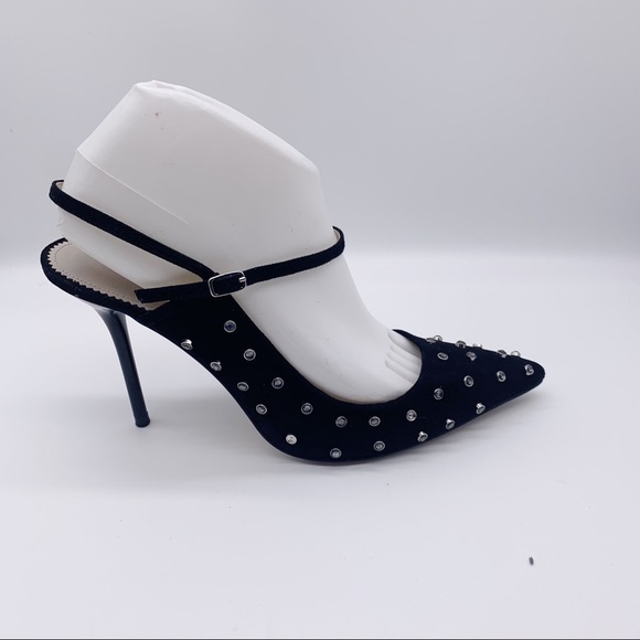 Zara Shoes - ZARA Studded Leather High Heel Shoes